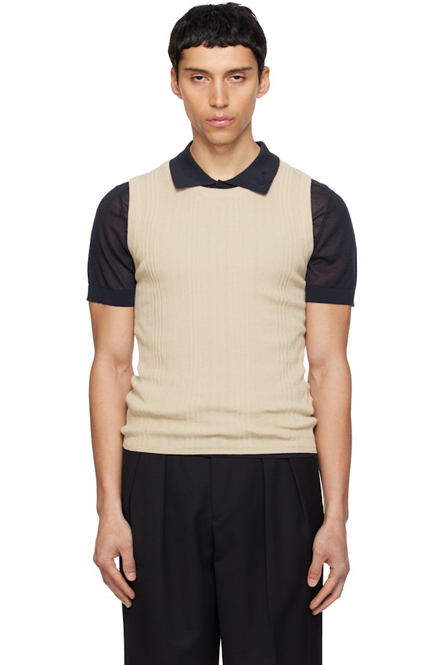 CARRER — Beige Tone Tank Top