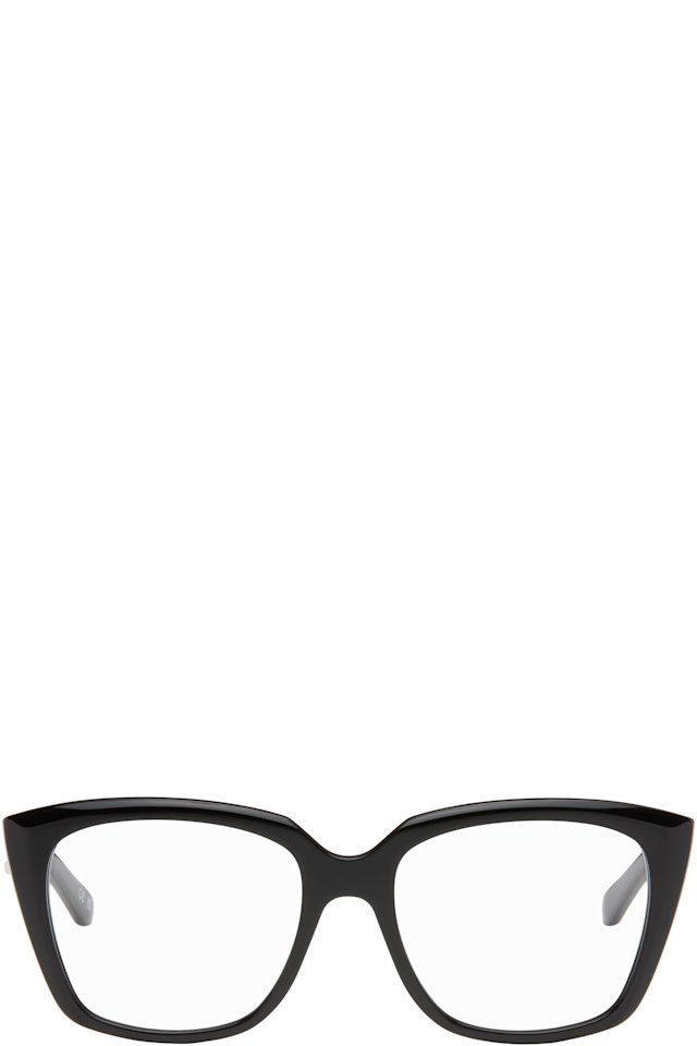 Balenciaga — Black Cateye Optical Frame Glasses