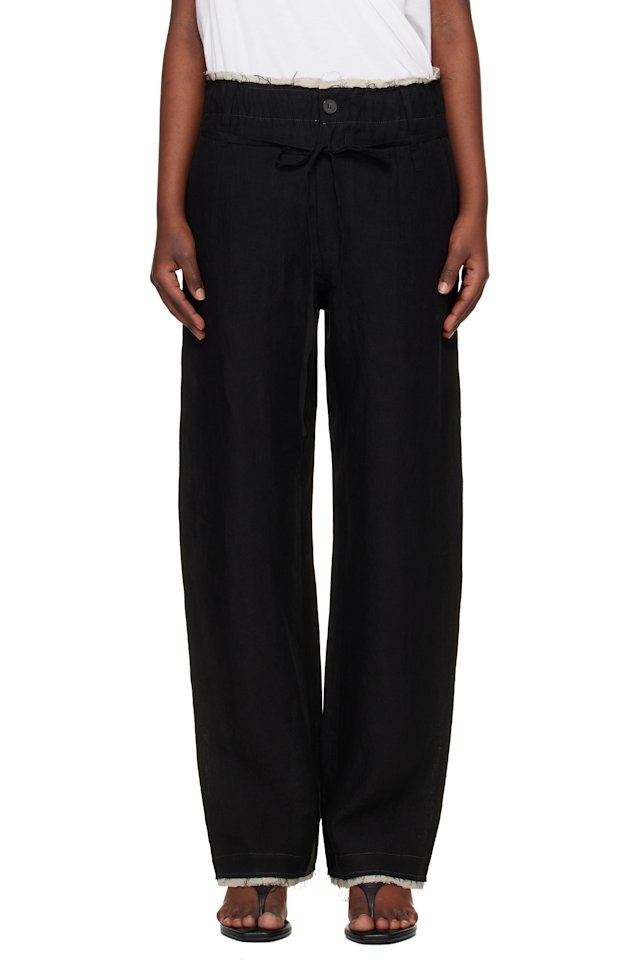 POST ARCHIVE FACTION (PAF) — Black Drifter Single Trousers