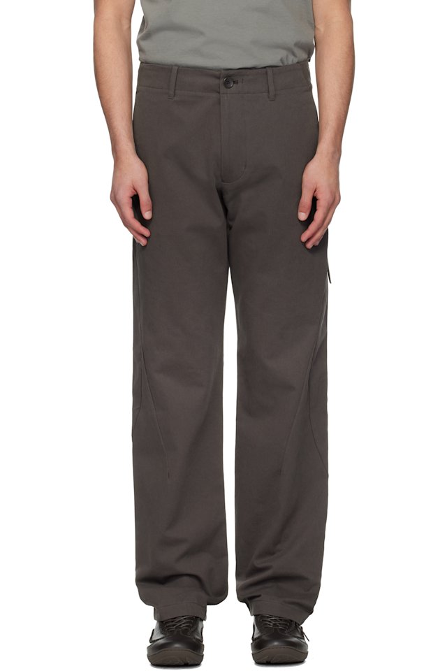 POST ARCHIVE FACTION (PAF) — Brown Archive Stream Trousers