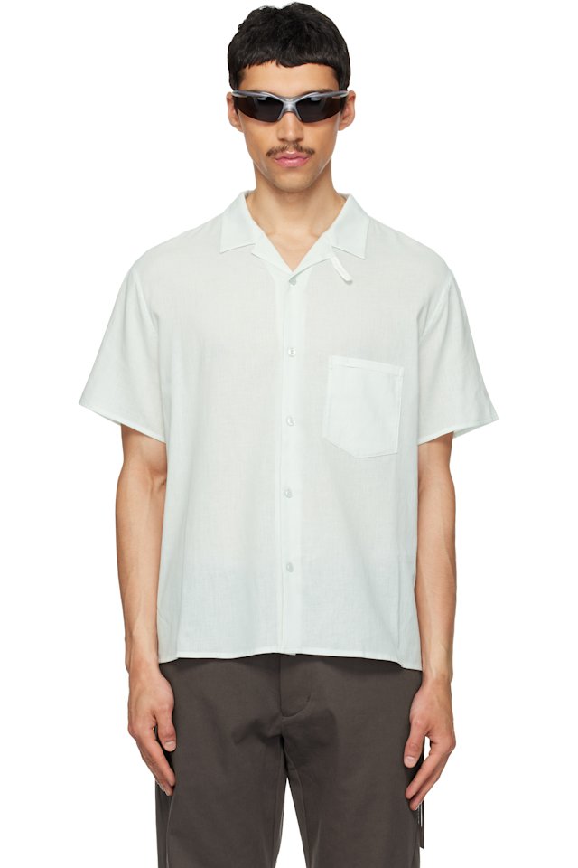 POST ARCHIVE FACTION (PAF) — Blue Vacation Archive Shirt