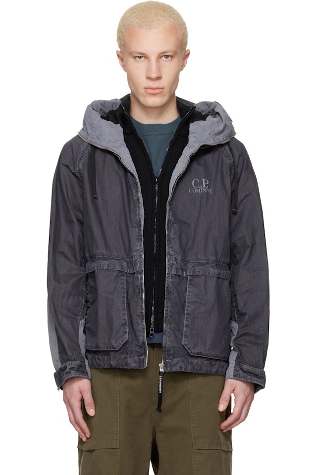 C.P. Company — Gray 50 Fili Wax Explorer Jacket
