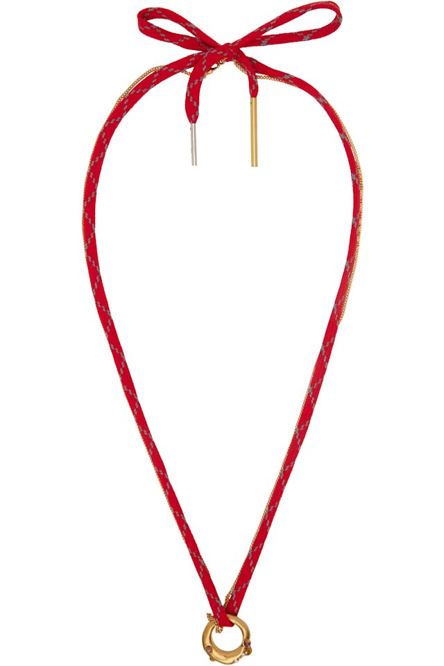 Dries Van Noten — Shoelace Necklace