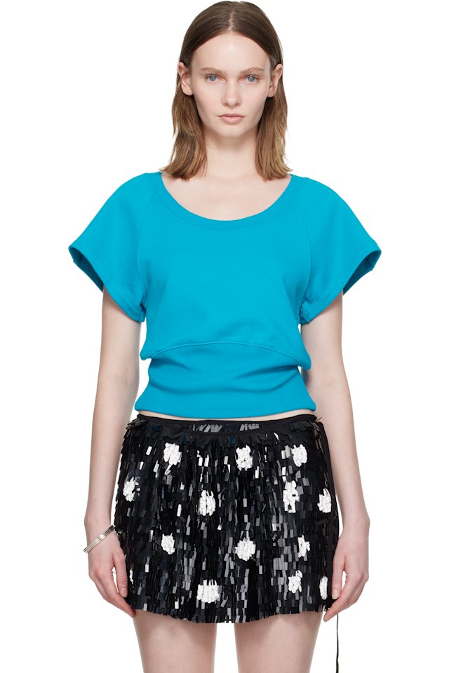 Dries Van Noten — Blue Raglan T-shirt