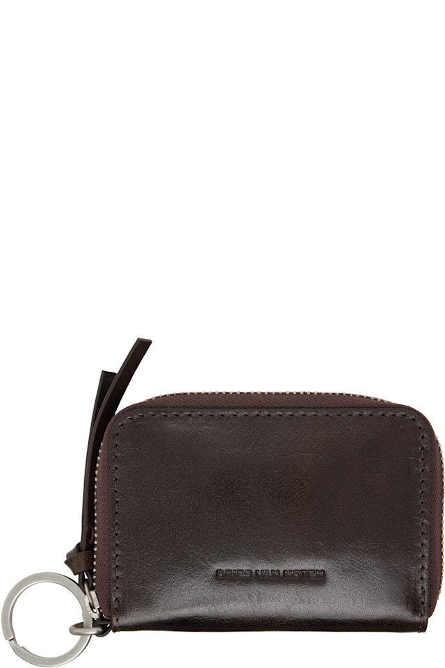 Dries Van Noten — Gray Zip Wallet