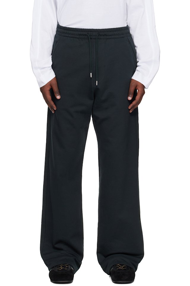 Dries Van Noten — Black Drawstring Sweatpants