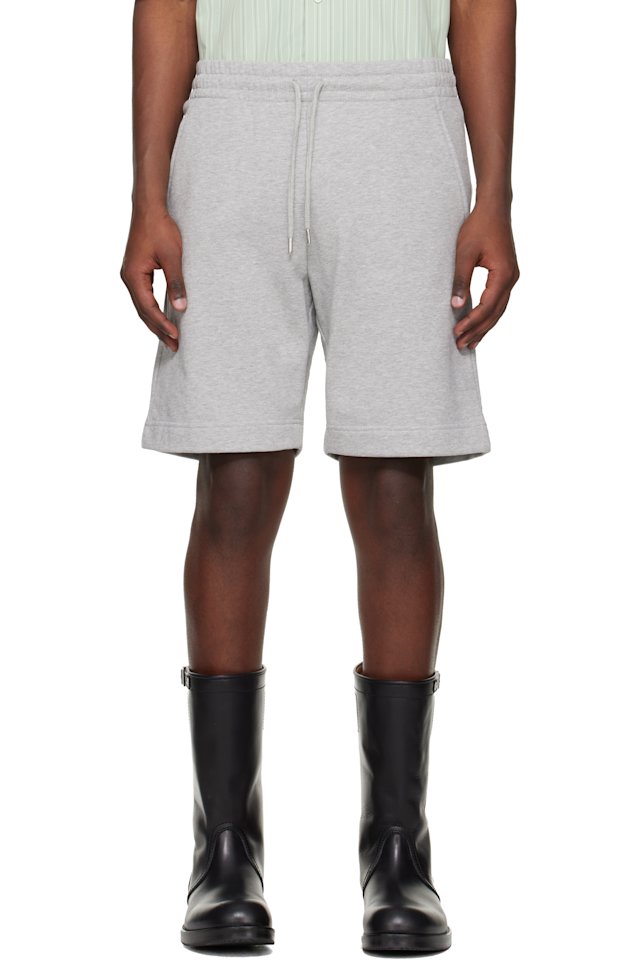 Dries Van Noten — Gray Drawstring Shorts