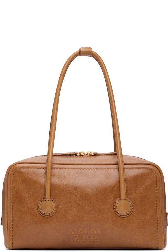 MARGESHERWOOD — Brown Soft Boston Small Bag