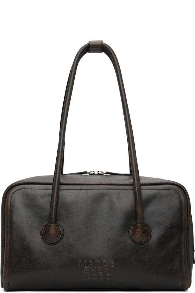 MARGESHERWOOD — Brown Soft Boston Bag