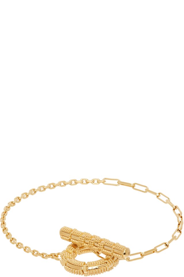 Burberry — Check Granulation T-Bar Bracelet​
