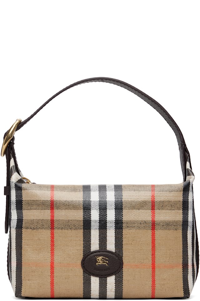 Burberry — Brown Mini Highlands Duffle Bag