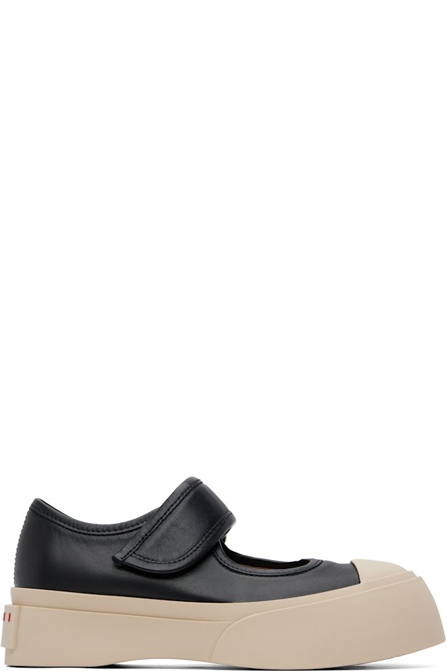 Marni — Black Pablo Mary Jane Loafers