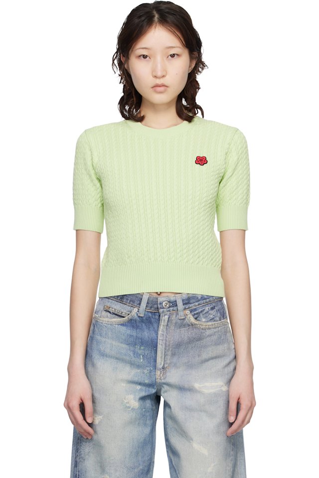 Kenzo — Green Kenzo Paris 'Boke Flower' Short Sleeve T-shirt