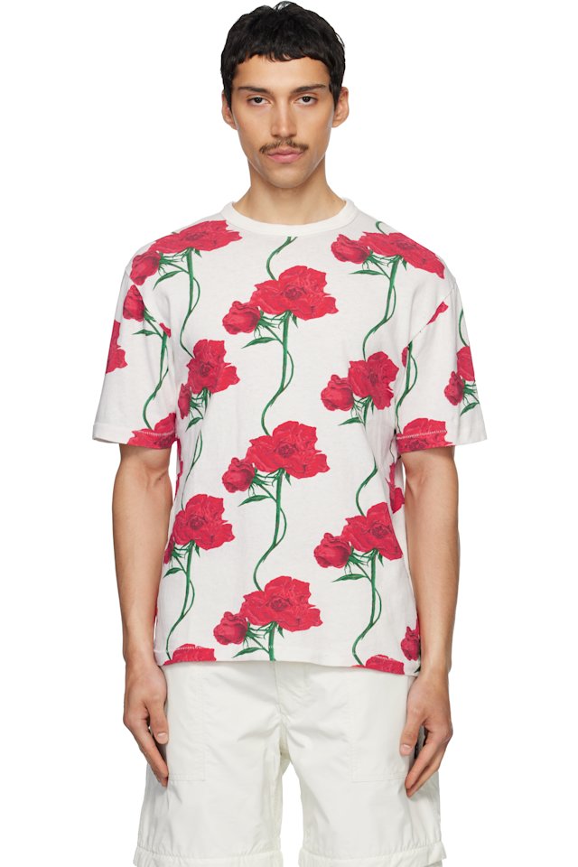 Kenzo — Off-White Kenzo Paris 'KENZO Archive Rose' T-shirt