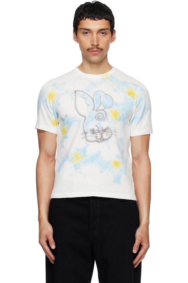 Kenzo — Off-White Kenzo Paris 'KENZO Cartoon' Slim T-shirt