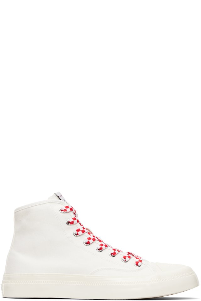 Kenzo — White Kenzo Paris 'KENZO Hoshi' High Top Sneakers