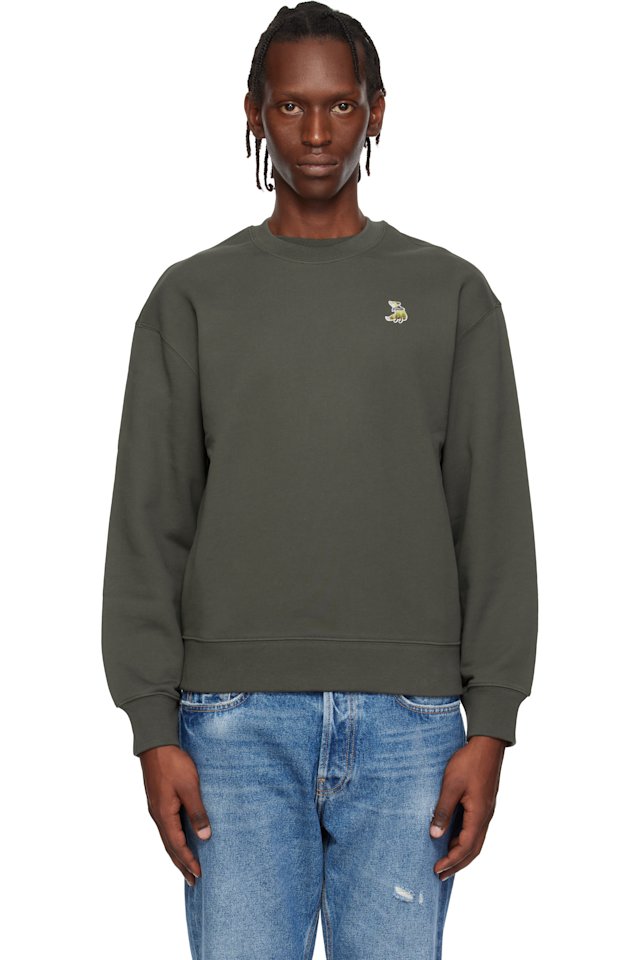 Maison Kitsuné — Brown Dreaming Fox Comfort Sweatshirt