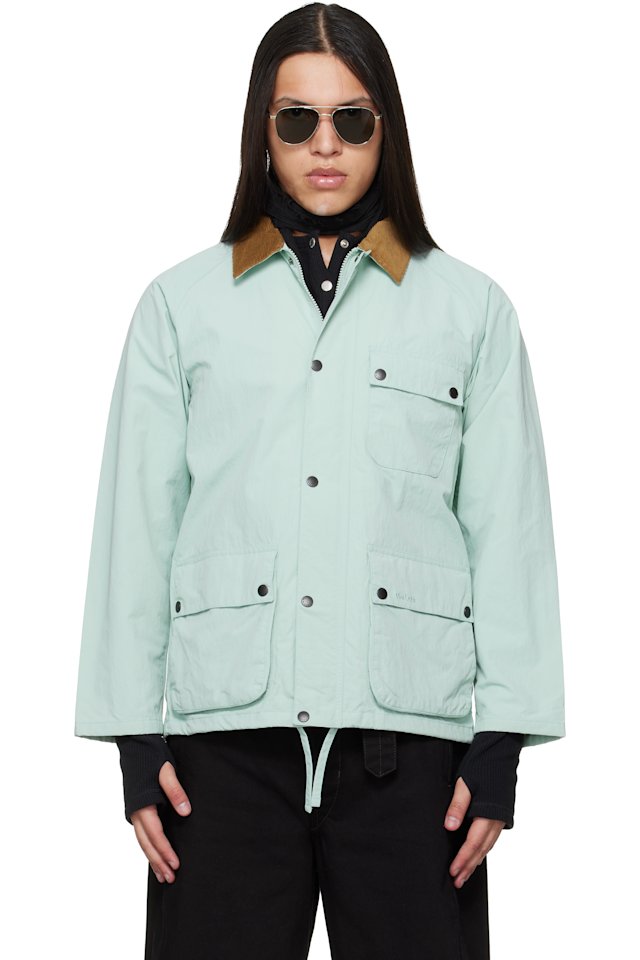 Barbour — Blue Modified Solway Showerproof Jacket