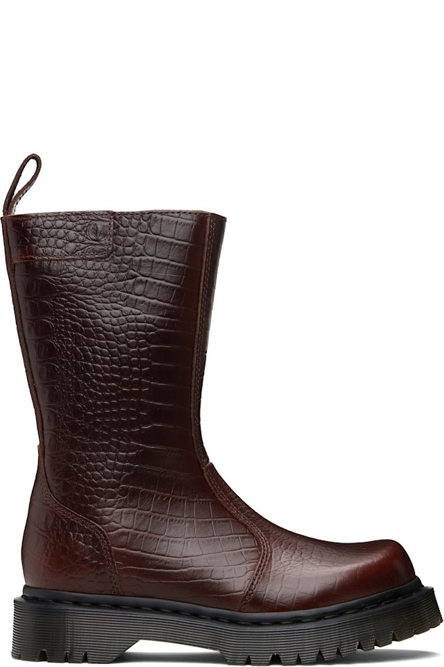 Dr. Martens — Burgundy Rejena Boots