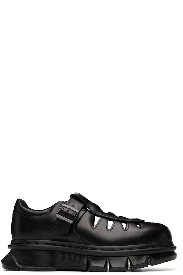 Dr. Martens — Black Qubist Fisherman Loafers