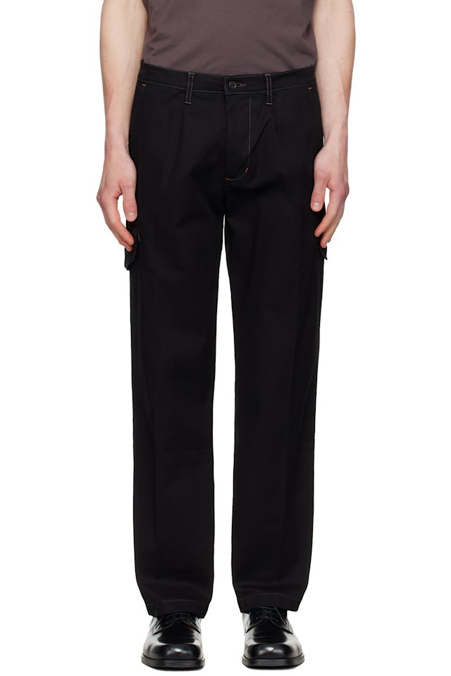 Silas — Black Work Trousers