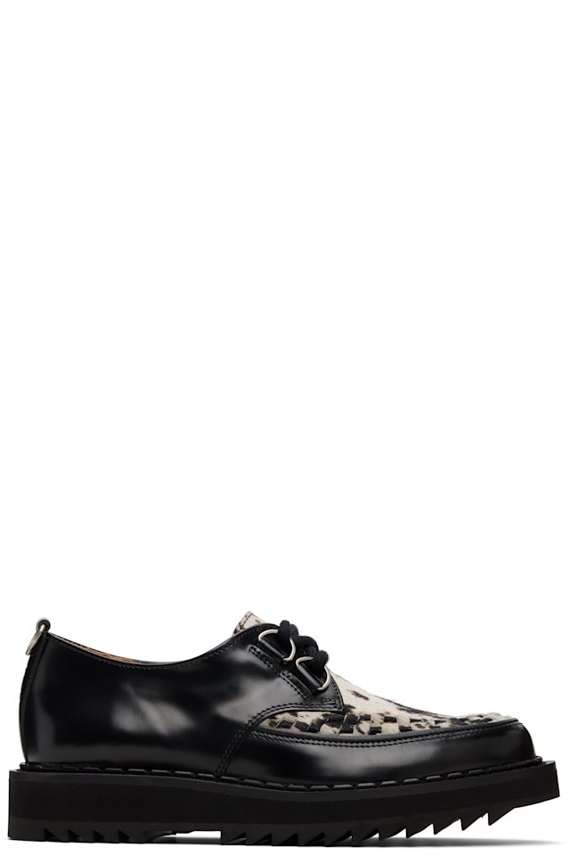 George Cox — Black & Off-White Ripple Hatton Derbys