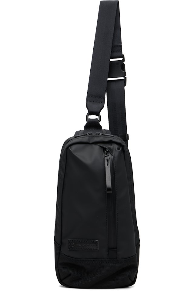 master-piece — Black Slick Sling Bag