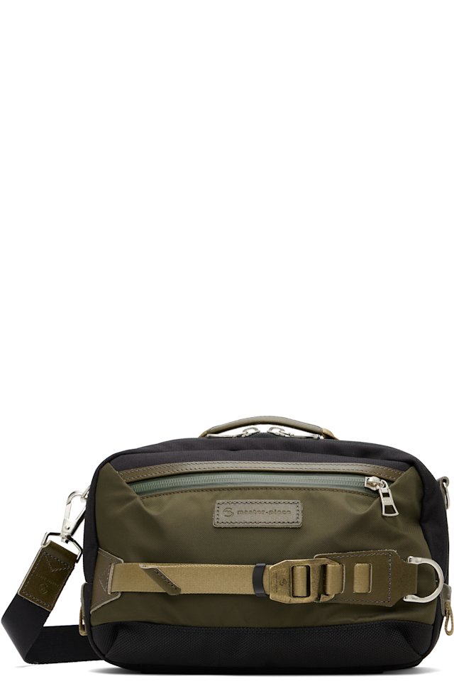 master-piece — Khaki  & Black Potential 2WAY Mini Shoulder Bag