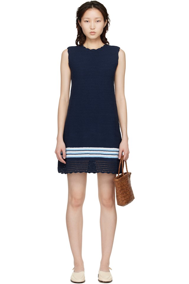 B.B. Wallace — Navy Reinhardt Minidress