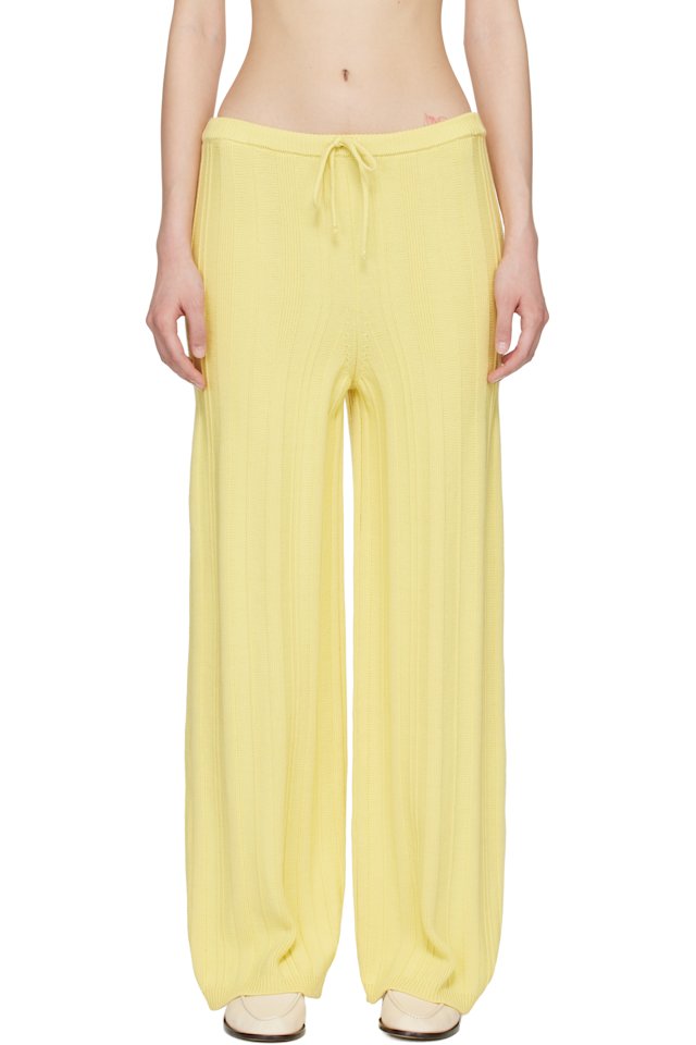 B.B. Wallace — Yellow Crewdson Lounge Pants