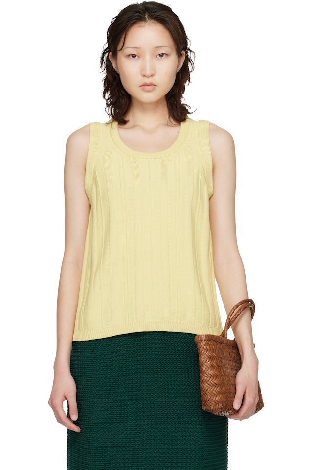 B.B. Wallace — Yellow Baldesari Tank Top