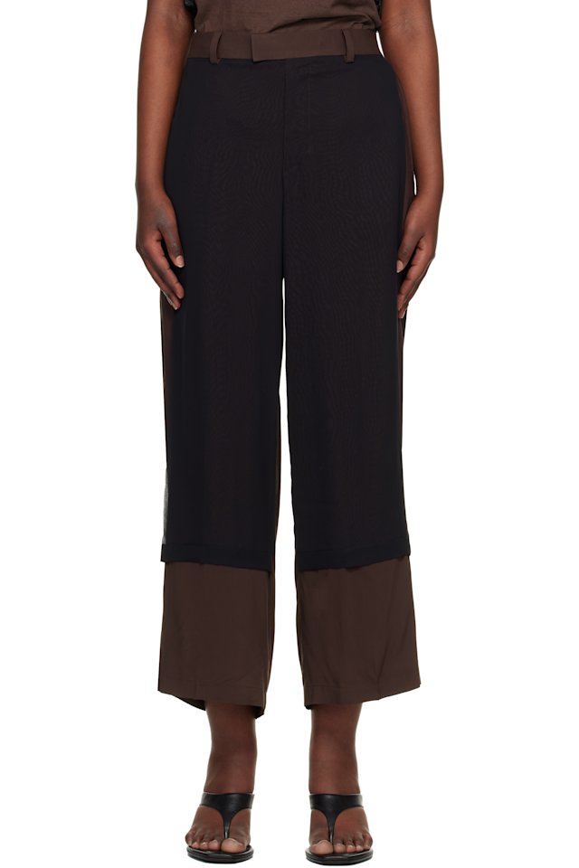 UNDERCOVER — Brown & Black UP1F1510-2 Trousers