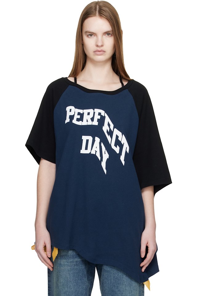 UNDERCOVER — Navy UC1E8805-2 'Perfect Day' T-shirt