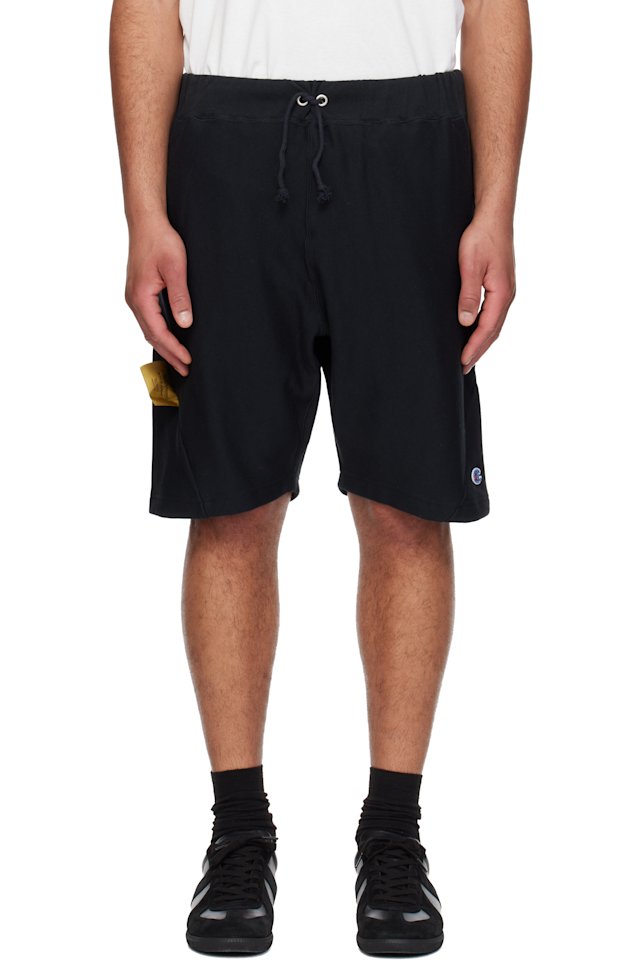 UNDERCOVER — Black Champion Edition UC1F4502 Shorts