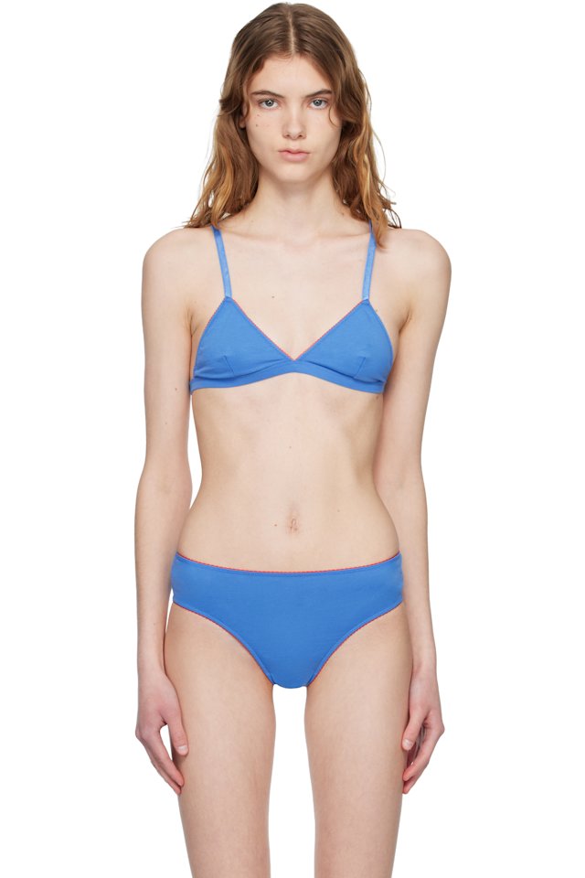 Bellini Bikini — Two-Pack Blue Halo Bralettes