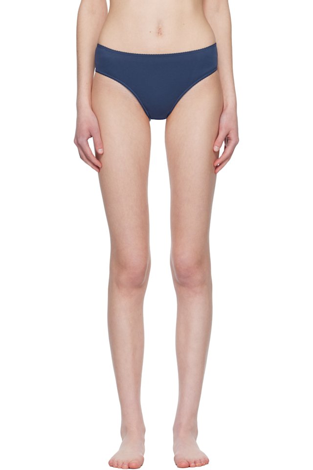 Bellini Bikini — Three-Pack Navy Alma Briefs