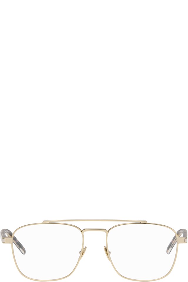 Saint Laurent — Gold SL 665 Glasses