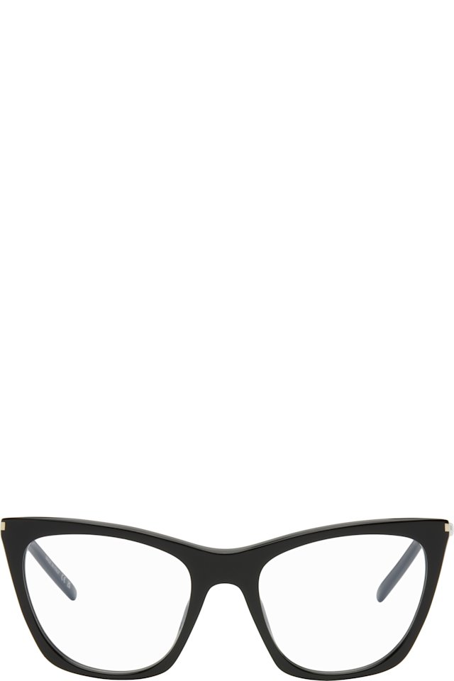 Saint Laurent — Black SL 214 Kate Thin Glasses