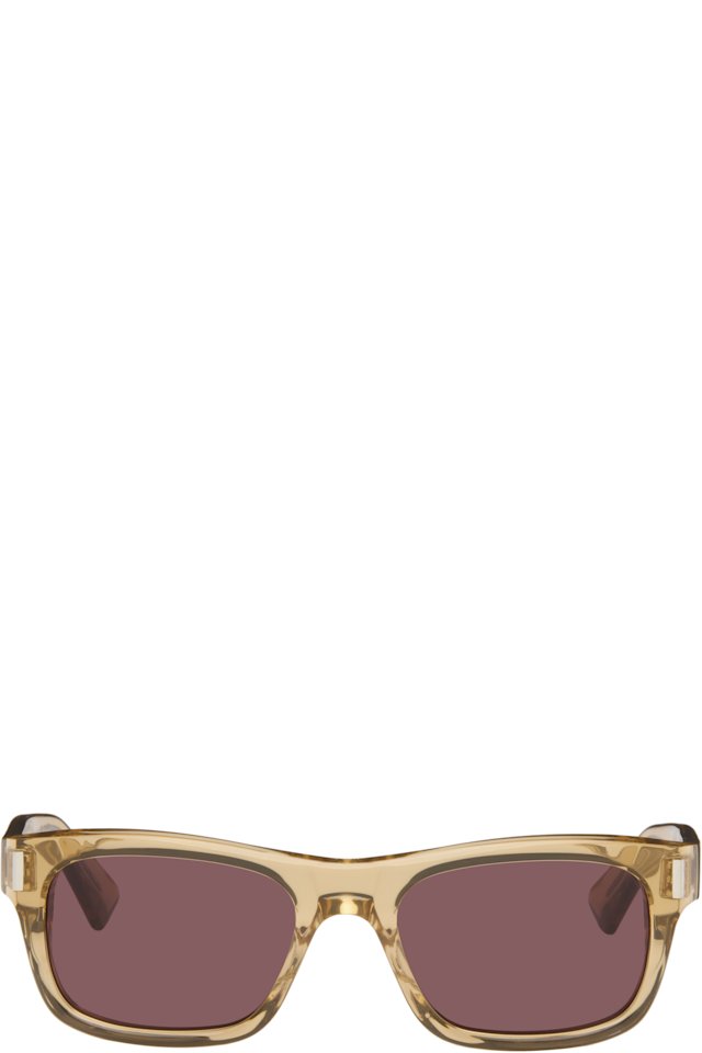 Saint Laurent — Beige SL 83 Sunglasses