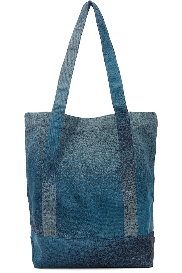 Sanderlak — SSENSE Exclusive Blue Maharam Edition Jacquard Tote