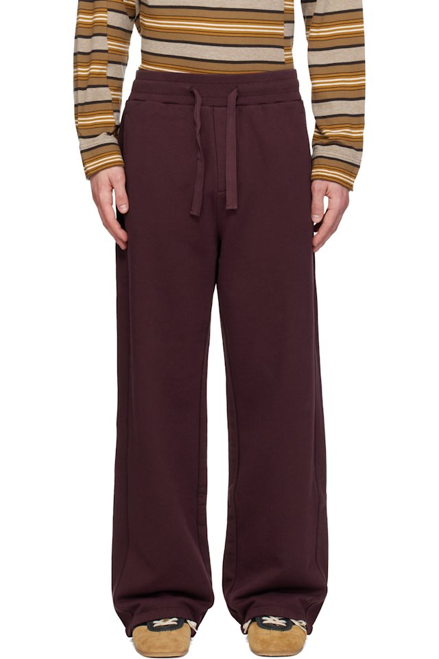 Sanderlak — Burgundy Drawstring Sweatpants