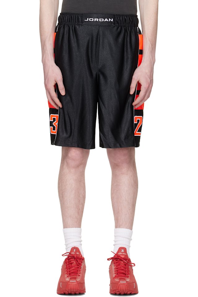 Nike Jordan — Black Jordan Brooklyn Cat Scratch Shorts