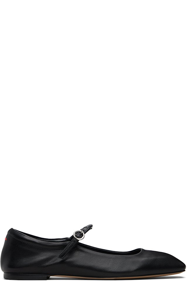 Aeyde — Black Uma Mary-Jane Flats