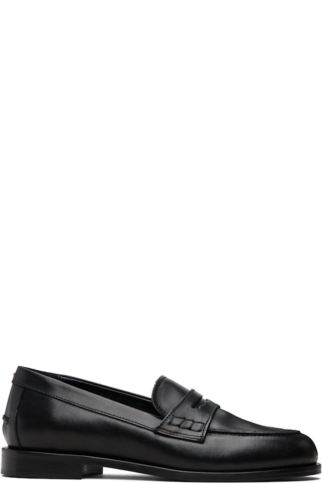 Aeyde — Black Oscar Leather Loafers