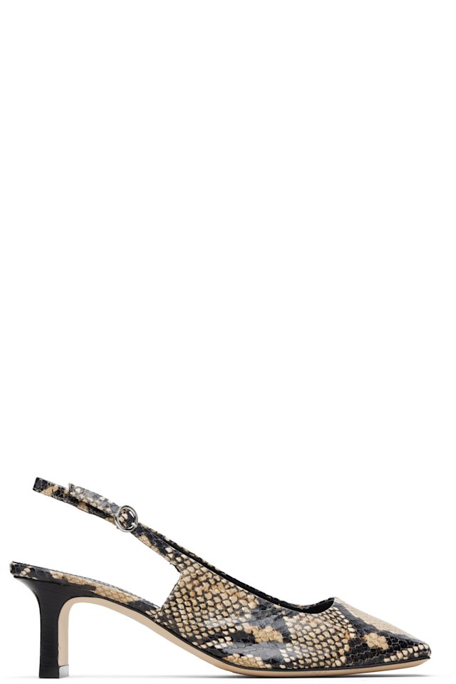 Aeyde — Beige & Black Liza Heels