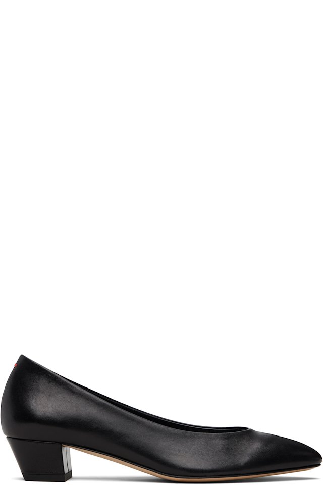 Aeyde — Black Helia Low-Cut Heels
