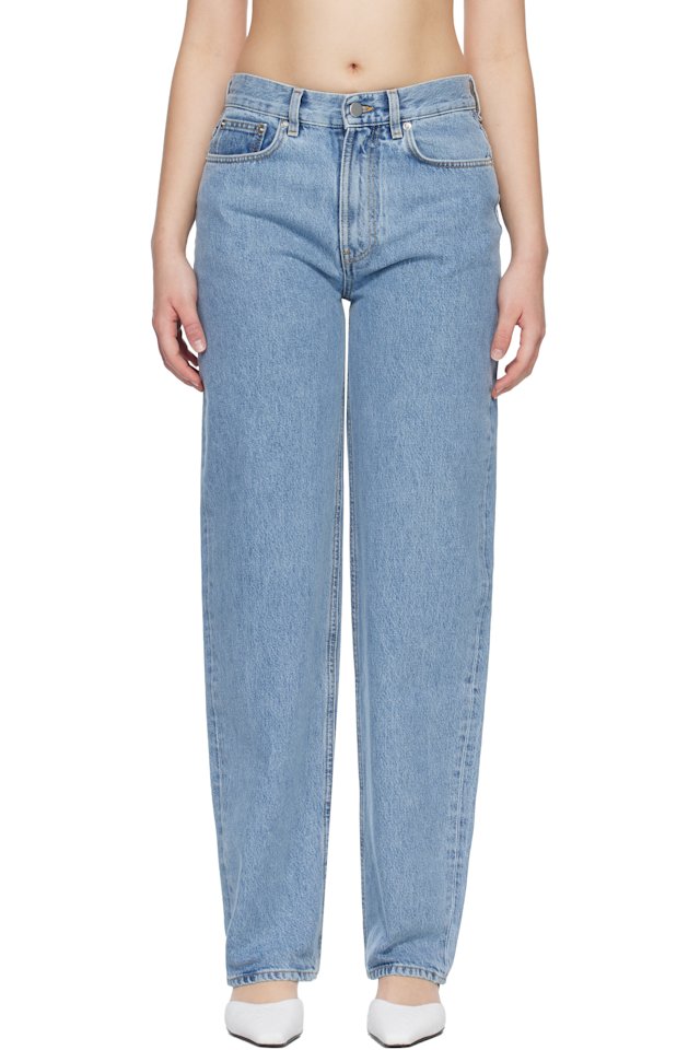 Loulou de Saison — Blue SAMUR LDS Organic Denim Boyfriend Jeans