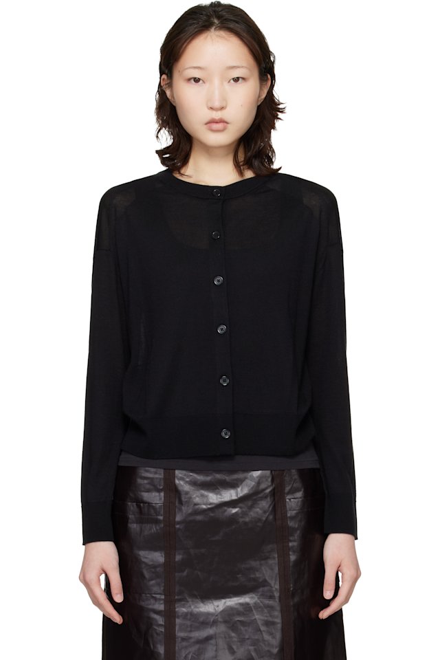 Loulou de Saison — Black Kita Cardigan