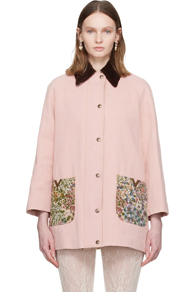 Valentino — Pink Denim Jacket