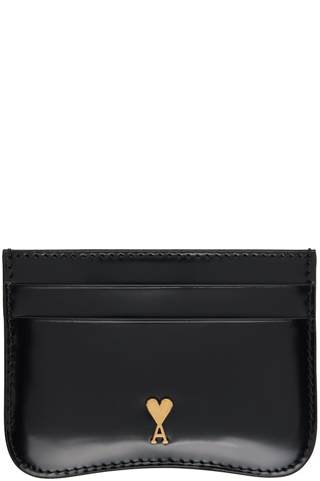 AMI Paris — Black Paris Paris Card Holder
